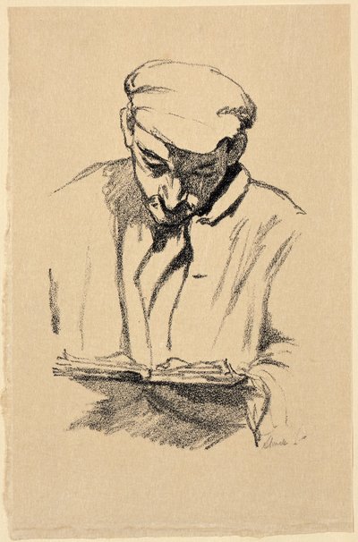 Praying Youth by Hermann Struck